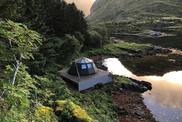Get away from it all in this yurt by a fjord in Norway