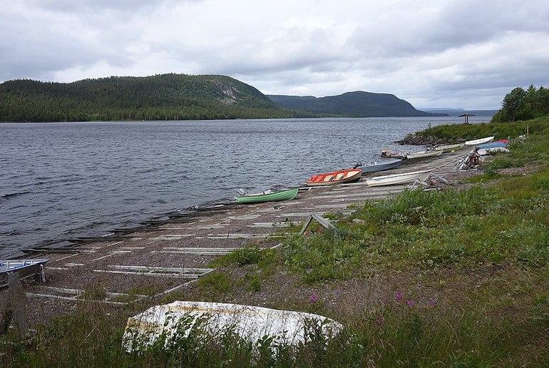 Lake Laisan is Sweden is popular for kayaking and fishing.