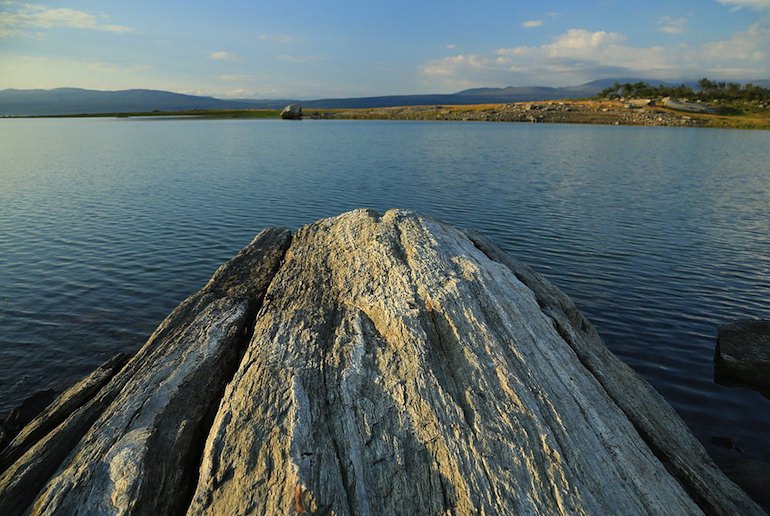 Lake Akkajaure is one of Sweden's largest reservoirs