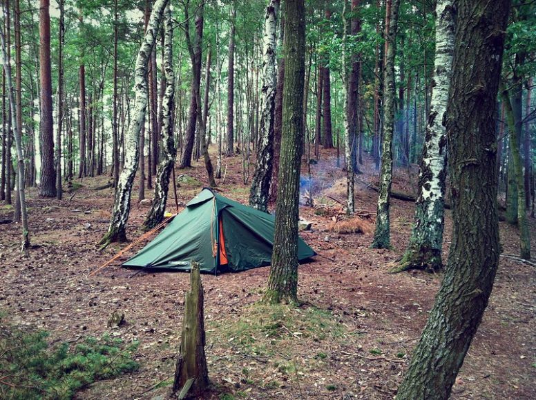 schweden camping trip