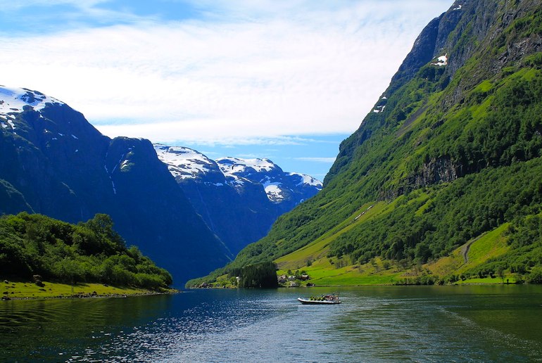 Norway's fjords have plenty of space and few visitors this summer
