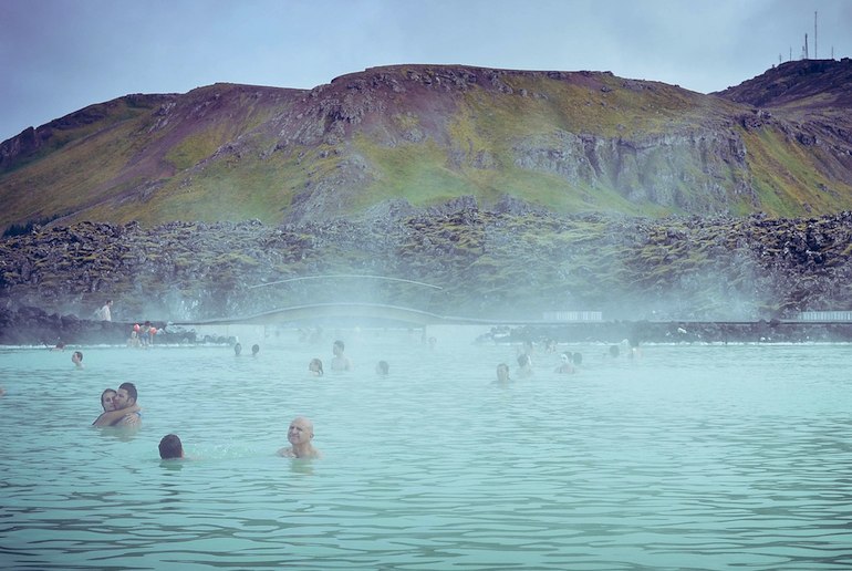 Iceland is known for its geothermal pools