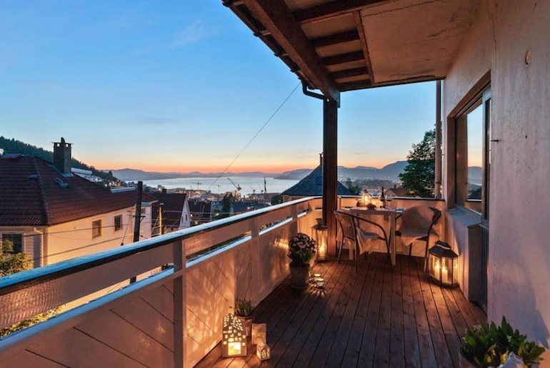 This apartment has some of the best views in Bergen