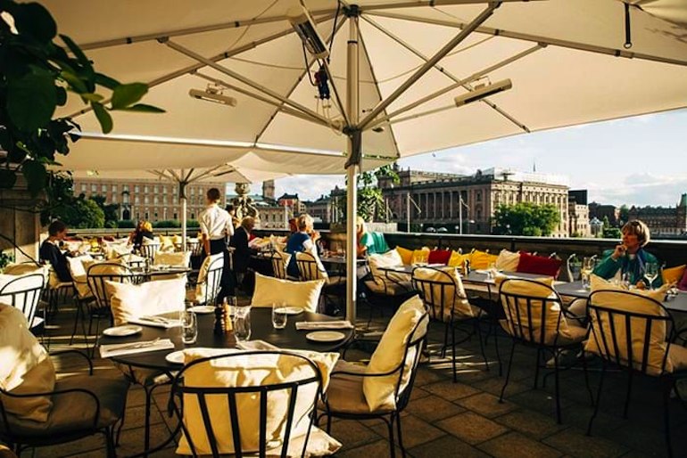 Fantastic opera and great views at the Kungliga Operan terrace in Stockholm
