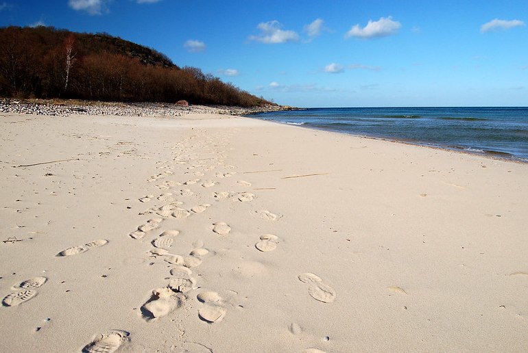 The lovely white-sand Stenshuvud beach is one of Sweden's top beaches