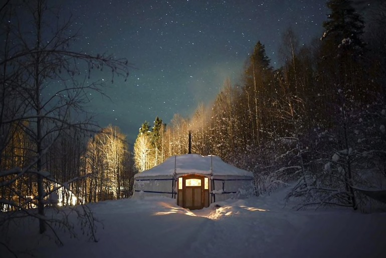 These yurts in Sweden are a great place for glamping in Scandinavia