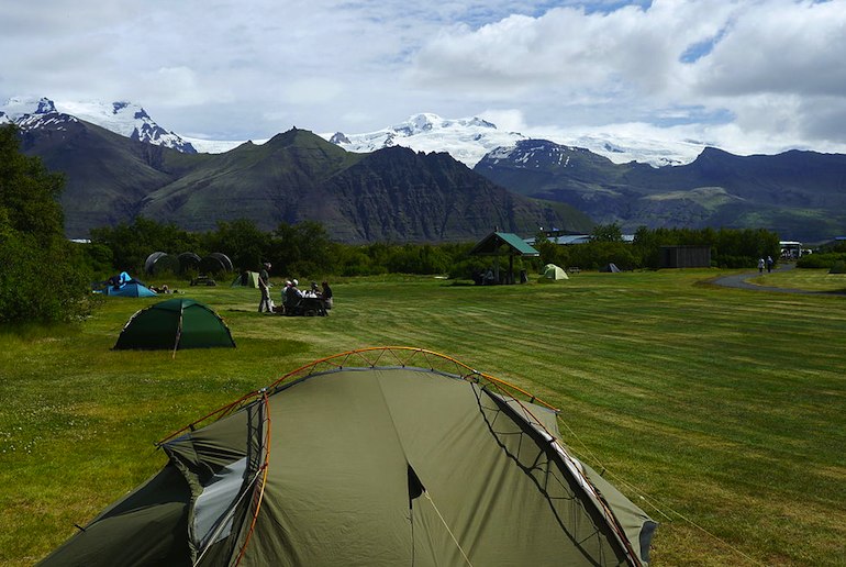 Camping is a good bet for a cheap trip to Iceland