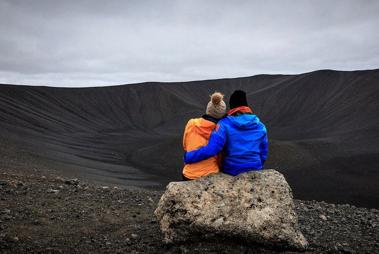 Iceland is a romantic place for a honeymoon