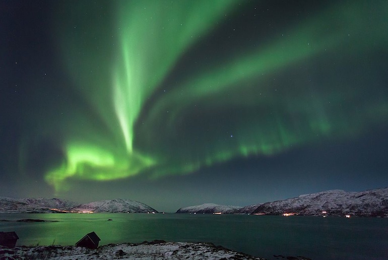You can see the northern lights in Norway in autumn