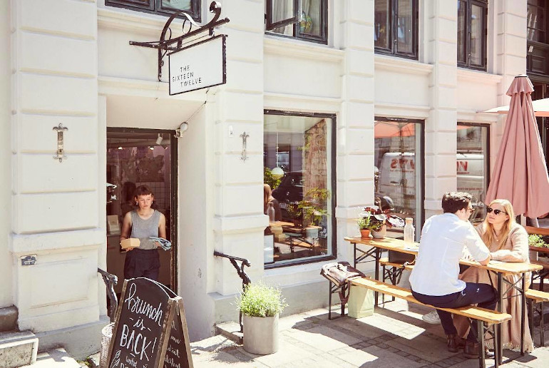 Sixteen Twelve is a great brunch spot with outdoor tables in Copenhagen