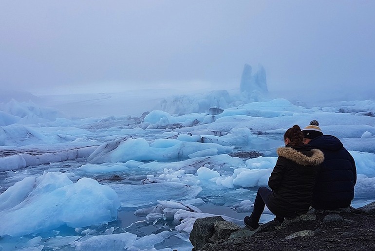 Admire the scenery on your honeymoon in Iceland