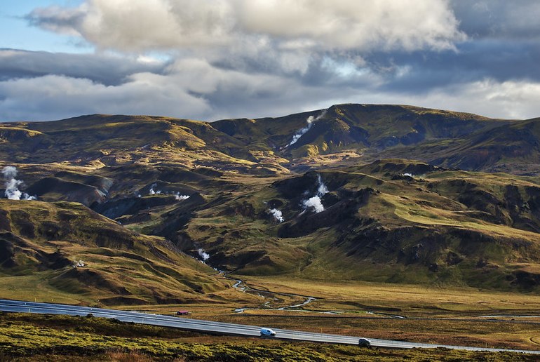 Iceland has several fantastic road trips with stunning scenery