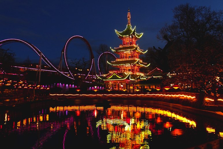 Tivoli is one of Copenhagen's best places for kids