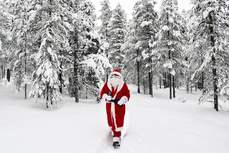 Visit Santa at Christmas at Santa's Village, Rovaniemi, Finland