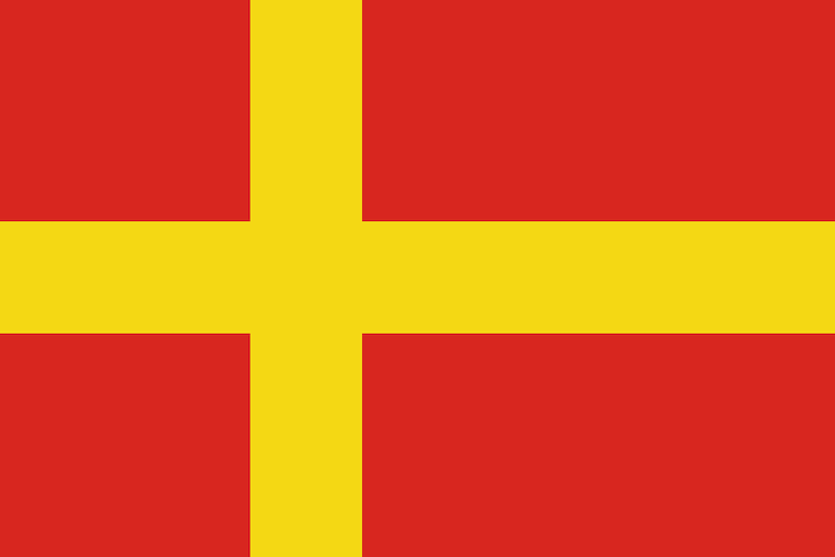 Although part of Sweden, Skåne has its own Scandinavian flag.