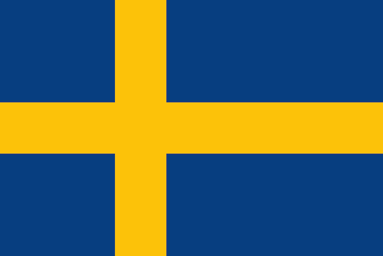 Sweden's flag is one of the most recognised of the flags of Scandinavia