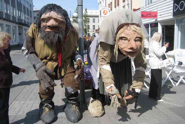 Gryla and Leppalúði are mother and father of Iceland's Yule Lads