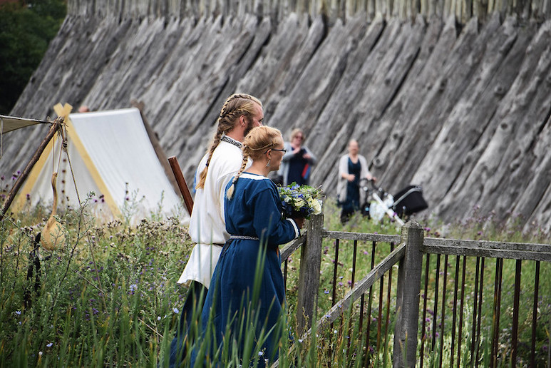 viking wedding dress