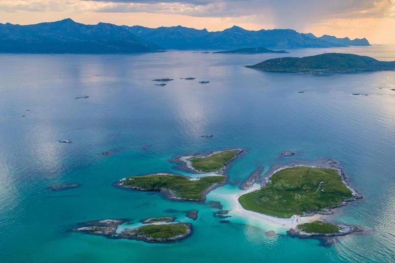 The island of Sommarøy has some of Norway's most beautiful beaches