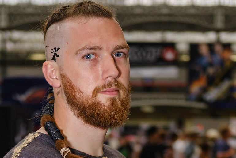 Most cool and crazy viking hairstyles involve an undercut.
