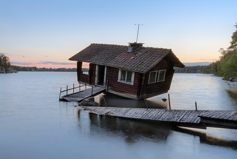 Finland is famous for its saunas, on lakes, in cabins and even in the Finnish parliament