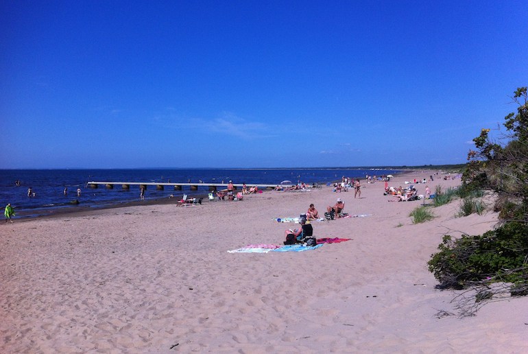 Laholmsbuktens Strand is one Sweden's longest sandy beaches