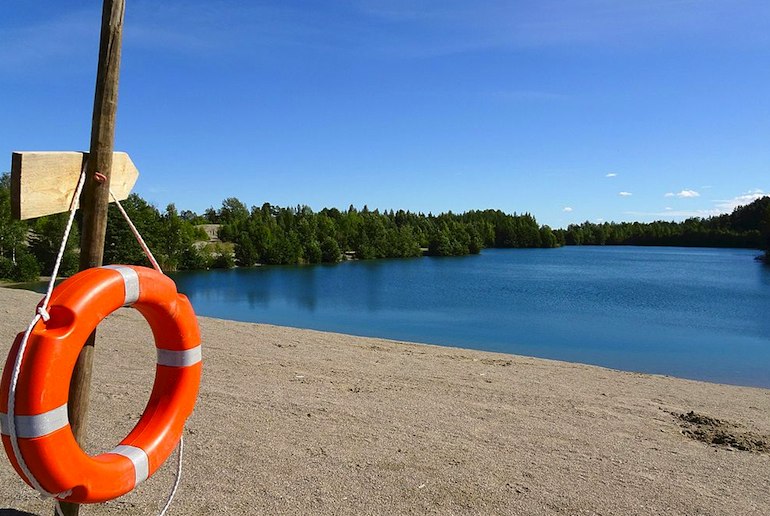 An easy day-trip from Stockholm, the Blå Lagunen is one of Sweden's best beaches.