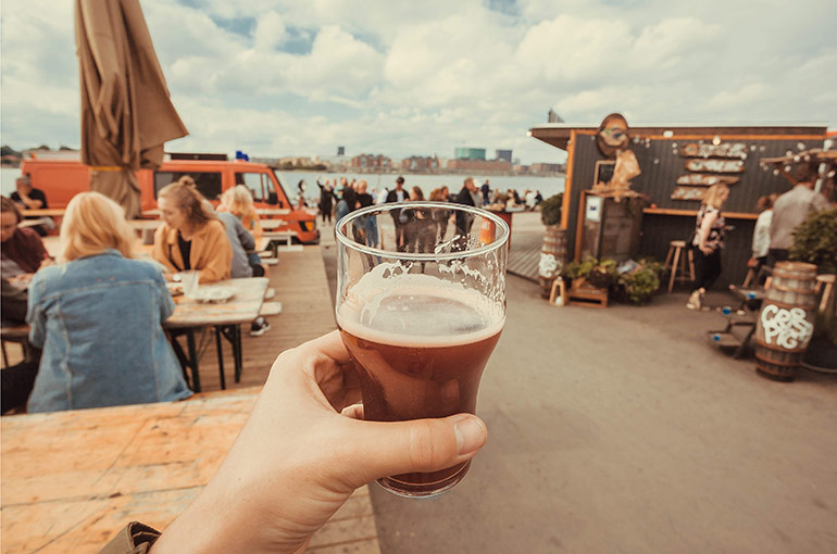 Copenhagen has some great outdoor bars and restaurants