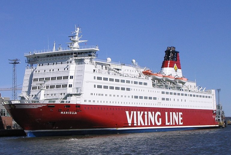 Three companies run the busy ferry route from Helsinki to Tallinn.