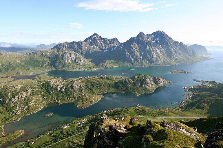 Norway's Lofoten islands are known for their picturesque scenery.