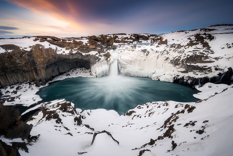 The winters in Iceland can be beautiful but harsh.