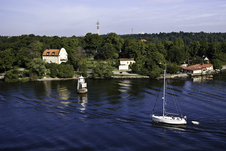 Sailing in the Stockholm archipelago is a great way of exploring the islands.