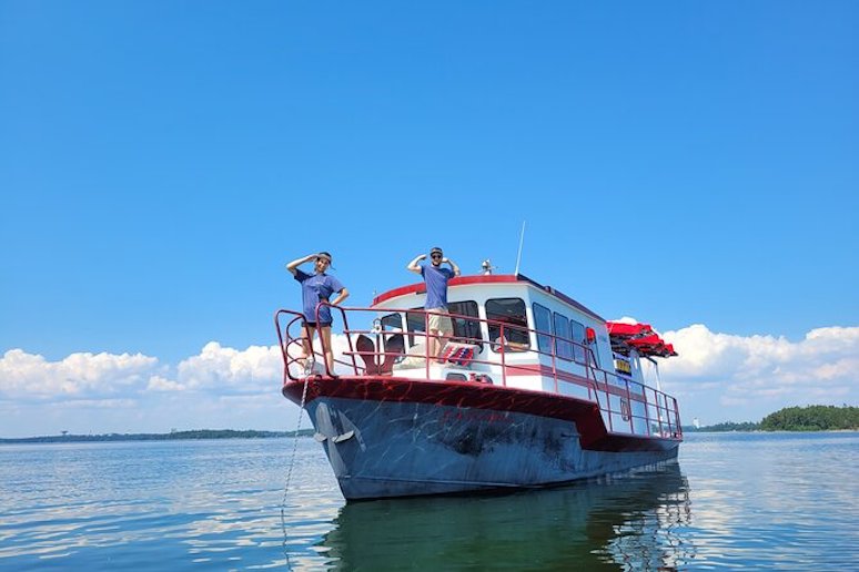 Take a boat trip with kayaks and a sauna on-board round Helsinki's islands