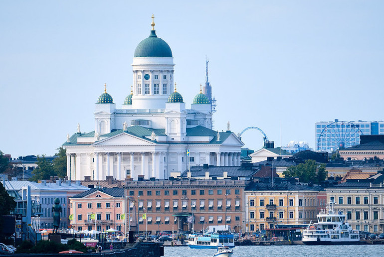 Helsinki city is just thirty minutes by train form Helsinki airport