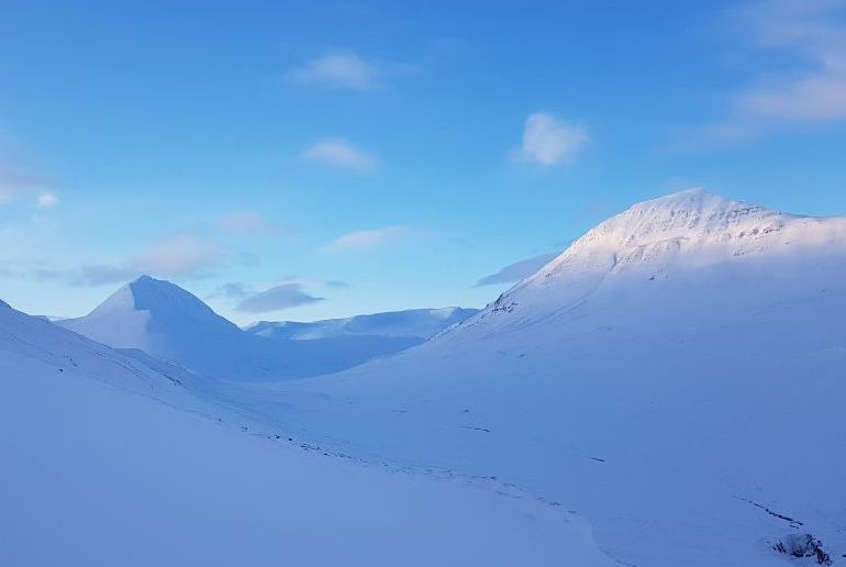 Go climbing near Akureyi in Iceland