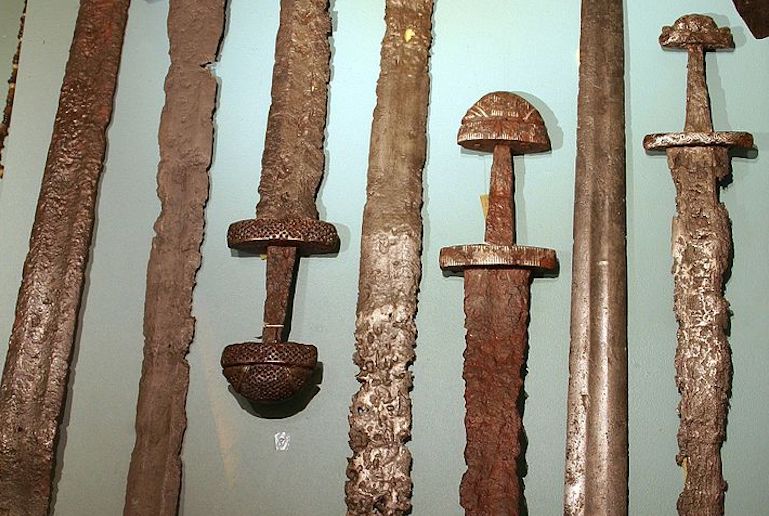 Most Vikings swords are now in museums