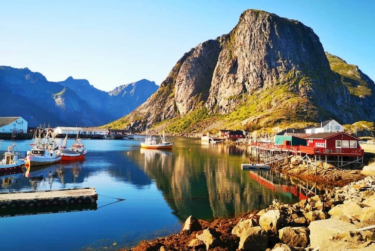 The Lofoten islands are some of Scandinavia's most beautiful islands.