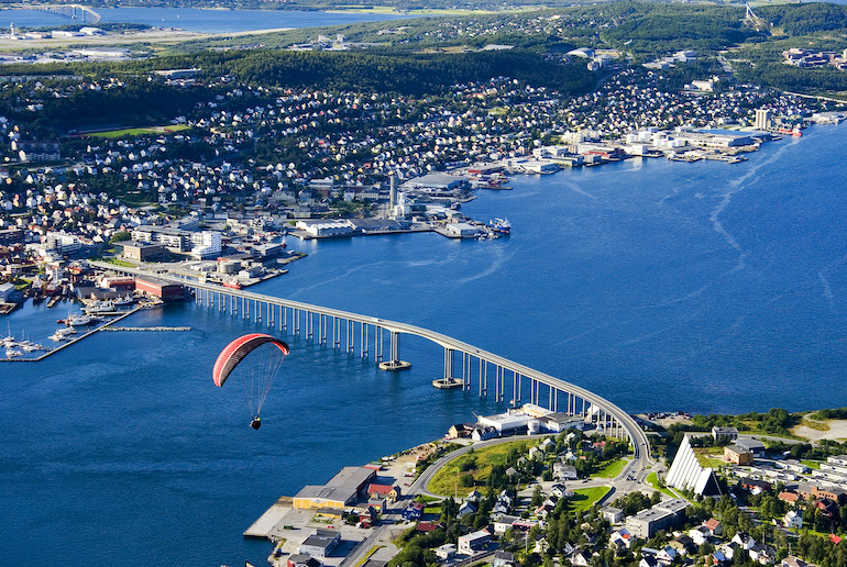 Tromsø is the largest Norwegian city in the Arctic Circle