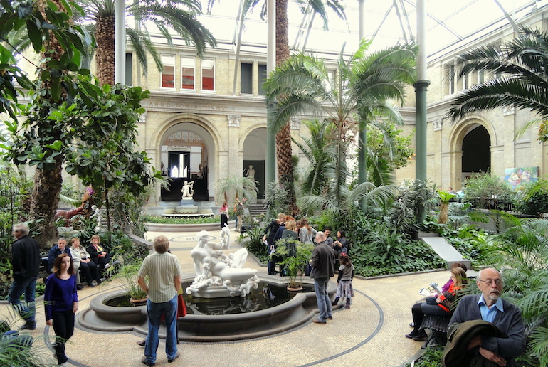 The Glyptoteket art museum in Copenhagen is known for its collection of sculptures