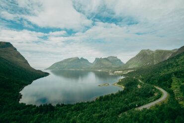 mountains by the sea