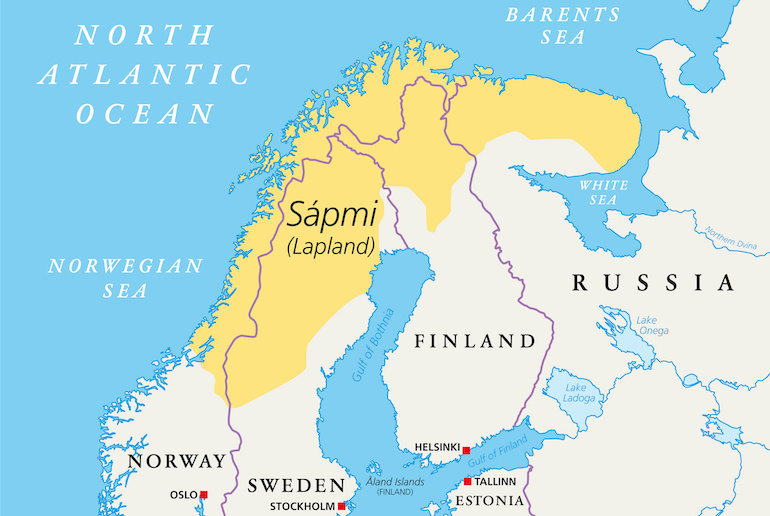 Sapni is the Sami name for Lapland