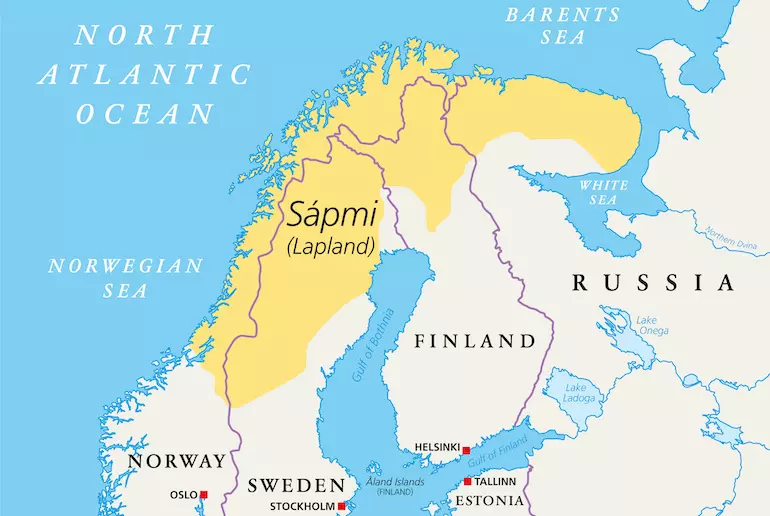 Lapland Location On World Map