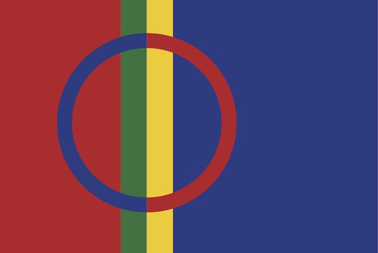 The Sami is the official flag of Lapland