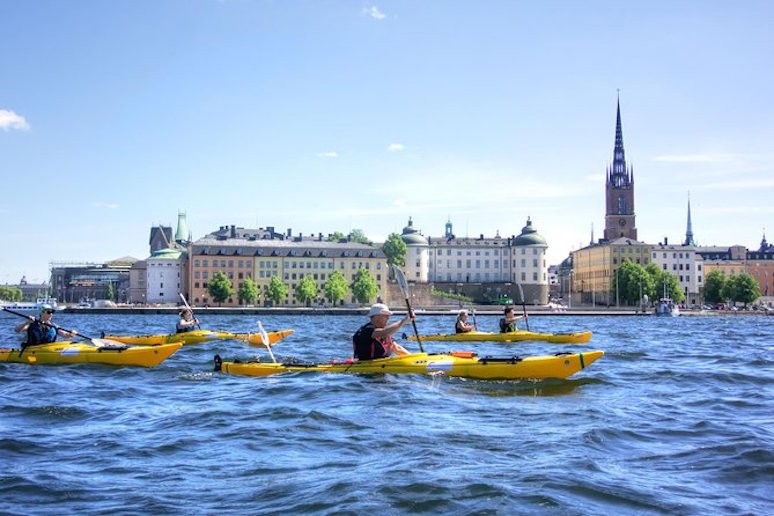 See the sights of Stockholm by kayak