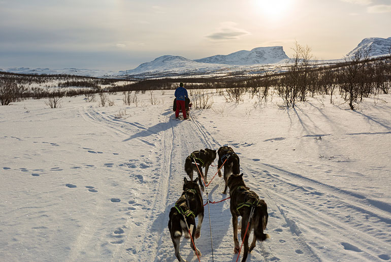 The scenery around Kiruna is stunning