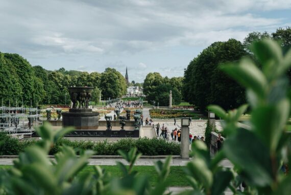 park with sculptures