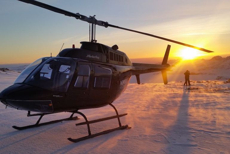 You can combine a quad bike ride with a helicopter tour in Iceland