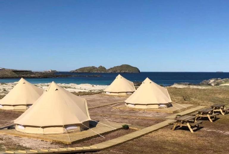 Go glamping by the beach in Norway