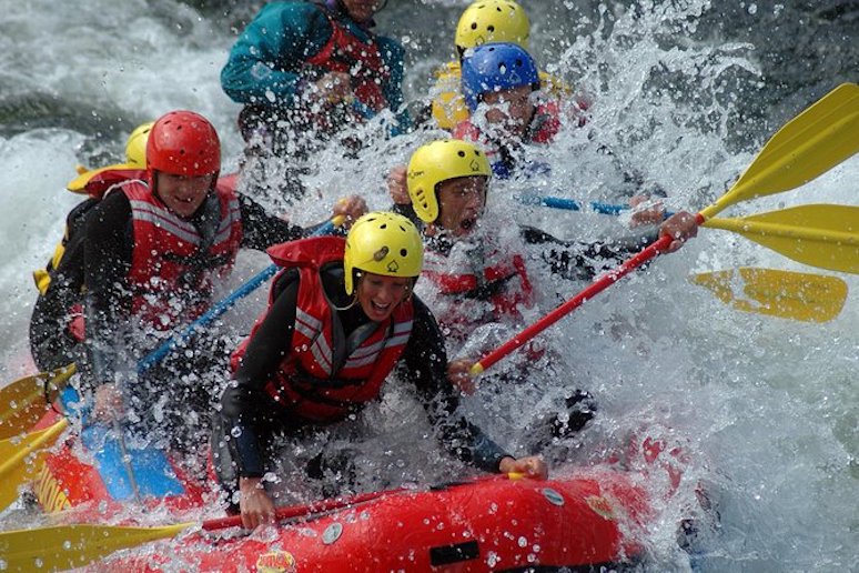 The village of Dagali offers good access to white water rafting on the Numedalslågen River in Norway