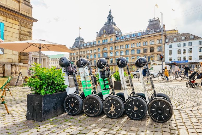 A segway tour is a fun way to explore Copenhagen